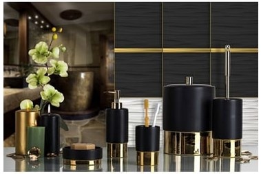 Primanova Matilda Siyah Banyo Seti